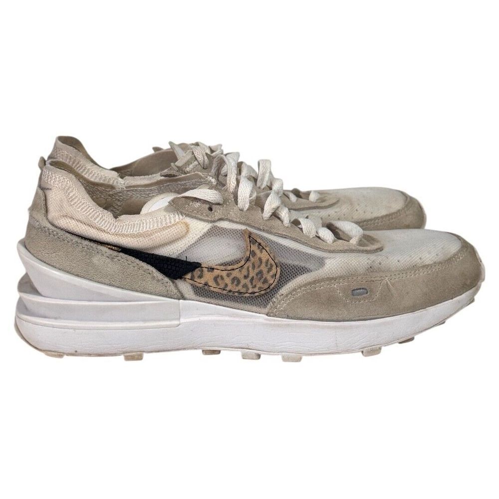 Nike Waffle One SE Leopard Print‎ Sneakers Womens Size US 8